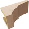 Ekena Millwork 5"W x 10"D x 5"H Wide Monterey Rough Cedar Woodgrain TimberThane Corbel, Primed Tan CORUR05X10X05MONRCPR - alternate 2
